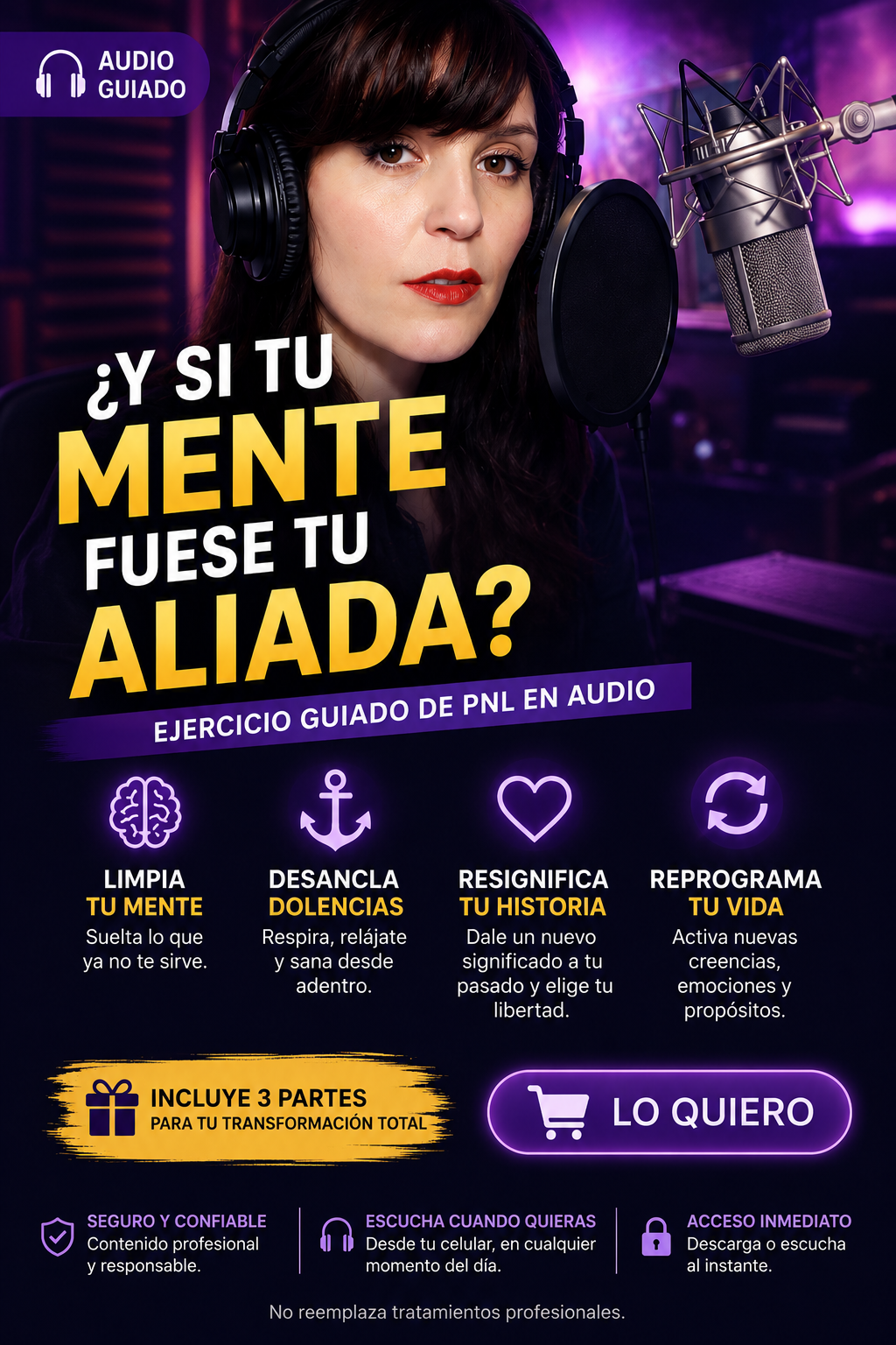 Audio completo LIMPIA TU MENTE de 29 MINUTOS- liberación total !
