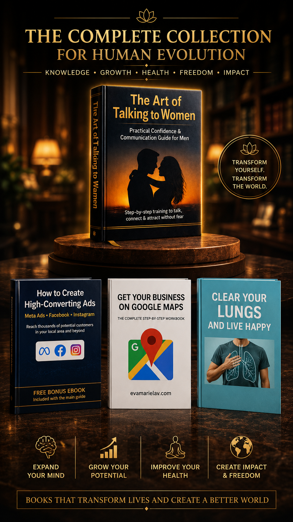 11 English Books: Complete "Clear Your Mind" Collection – books to read and give as gifts!